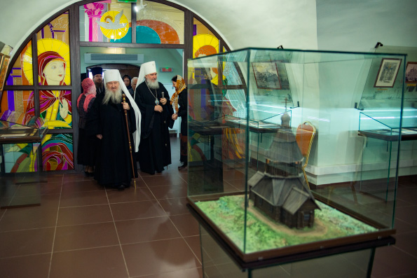 Председатель Издательского Совета РПЦ и глава Татарстанской митрополии посетили Музей истории Благовещенского собора