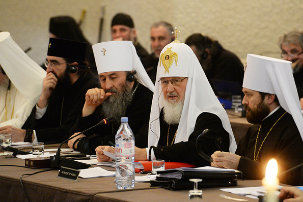  Выступление Патриарха Кирилла на Собрании Предстоятелей Поместных Православных Церквей в Шамбези