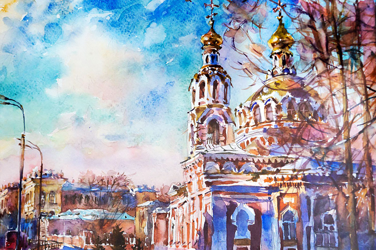 Храм великомученицы Варвары города Казани