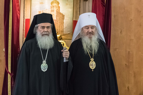 Делегацию паломников из Татарстана принял Предстоятель Иерусалимской Православной Церкви