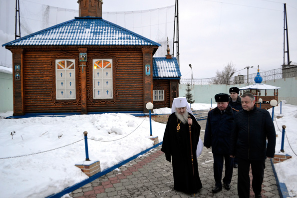 Митрополит Феофан посетил исправительную колонию № 2 в городе Казани