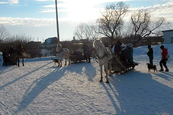 В селе Куркуль состоялся спортивный праздник «Снежные забавы»