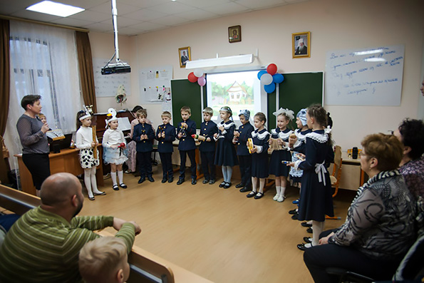 В казанской православной гимназии состоялся концерт, подготовленный учащимися первого класса