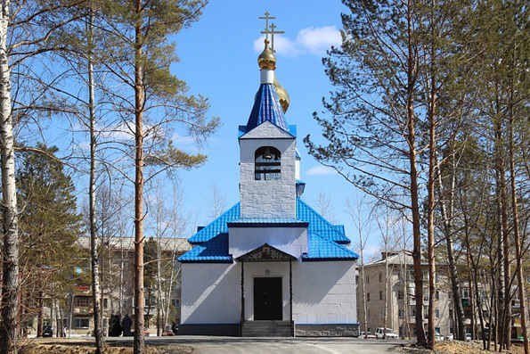 Храм в честь Казанской иконы Божией Матери построен рядом с космодромом Восточный