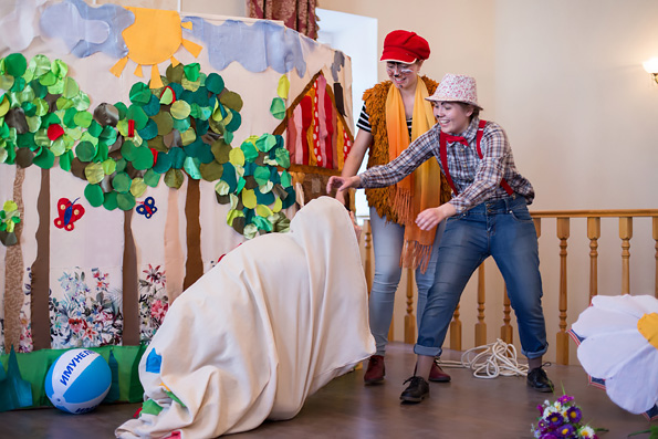 В Богоявленском соборе Казани состоялся детский праздник «Пасхальная каруселька»