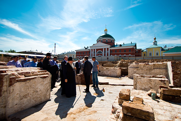 Состоялось очередное рабочее совещание по восстановлению собора Казанской иконы Божией Матери