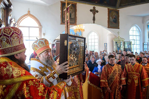 Казанская икона Пресвятой Богородицы была принесена в город Кокшетау