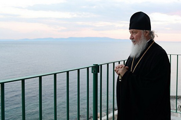 Патриарх скорбит о смерти 100-летнего игумена русской обители на Афоне
