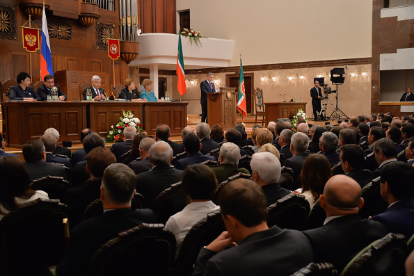 Митрополит Феофан присутствовал на ежегодном обращении Президента Татарстана с Посланием Госсовету РТ