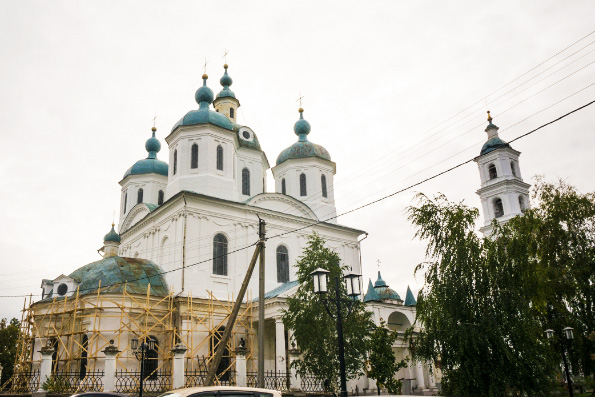 В Спасском соборе Елабуги продолжаются реставрационные работы