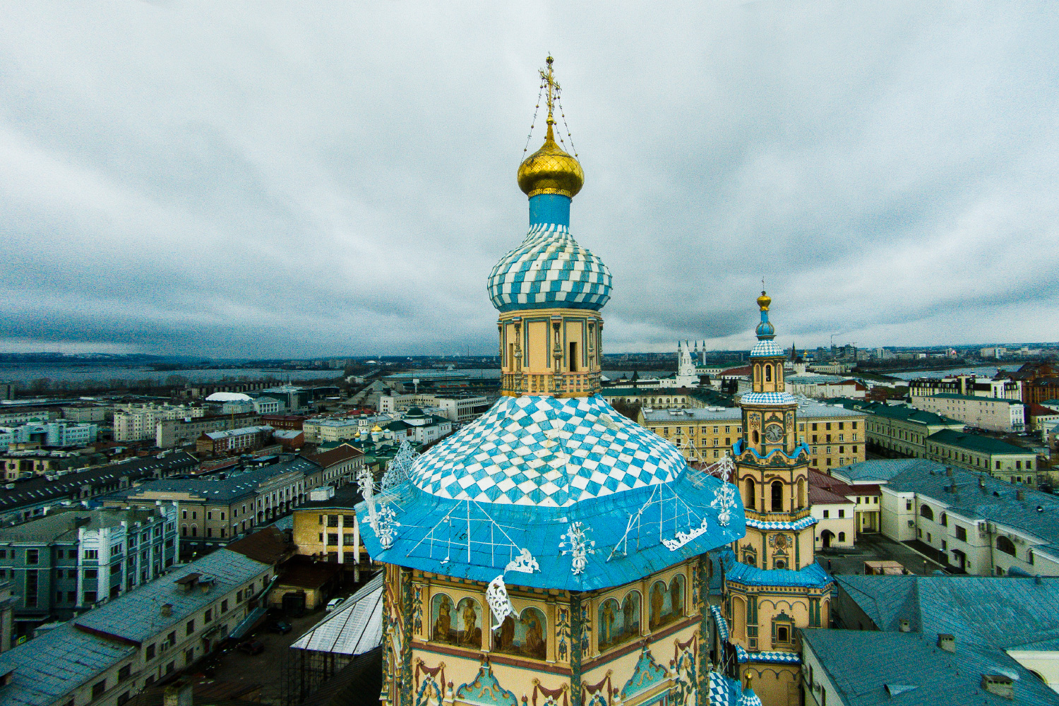 Купол Петропавловского собора Казани