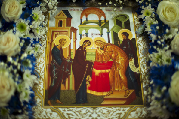 Проповедь митрополита Феофана в праздник Сретения Господня в Никольском храме Зеленодольска