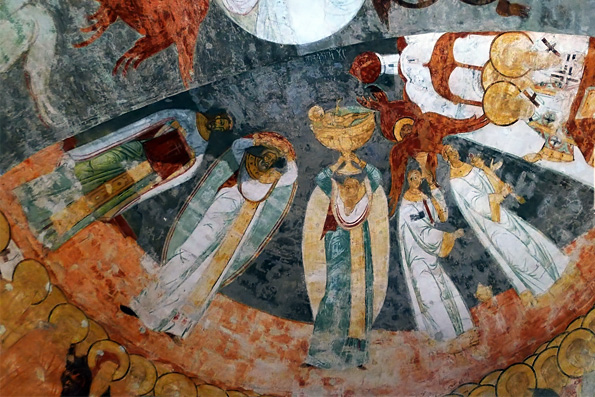Ученые выдвинули первые версии авторства фресок Успенского собора Свияжского монастыря