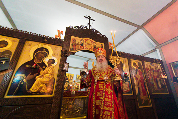 Митрополит Феофан возглавил престольный праздник в Кизическом монастыре Казани