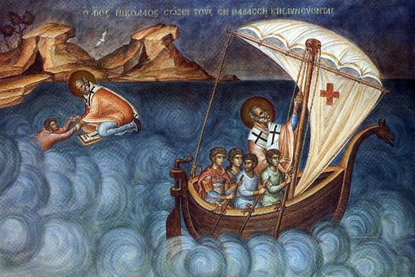 Святитель Николай Чудотворец — спаситель плавающих по водам житейского моря