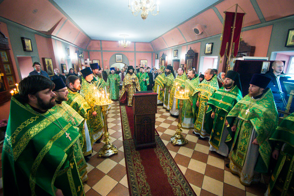 В день памяти преподобного Пимена Великого в Кизическом монастыре прошли молитвенные торжества