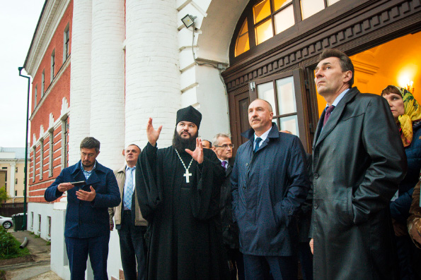 Генеральный прокурор Беларуси Александр Конюк посетил место строительства собора Казанской иконы Божией Матери