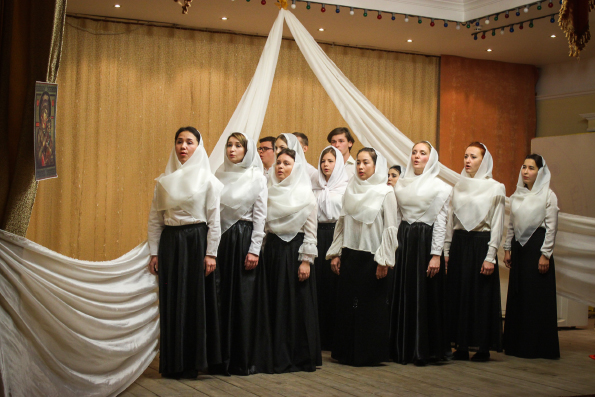 В Алексеевской детской школе искусств прошел концерт, организованный казанской православной молодежью