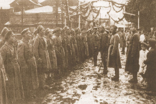 «Передовые» отряды революции — китайские части. 1919 г.
