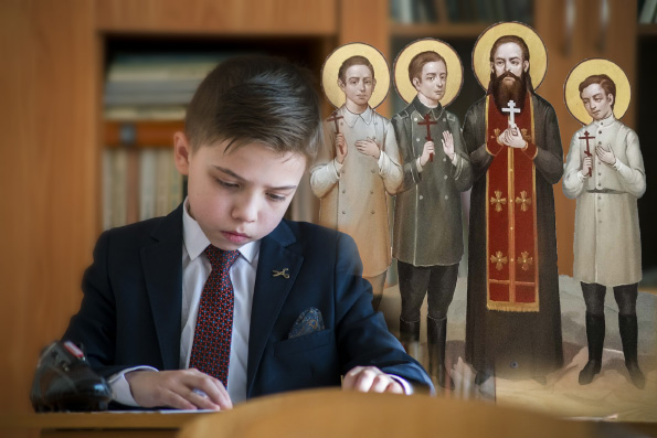Воспитанники воскресной школы почтили память священномучеников Елабужской земли
