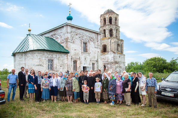 В Казанском храме села Астраханка состоялось первое за 85 лет богослужение