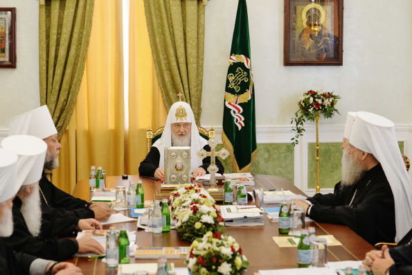 Заседание Священного Синода Русской Православной Церкви впервые в истории прошло в Екатеринбурге