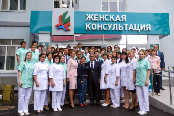Работу Центра защиты материнства «Умиление» презентовали перед Президентом Республики Татарстан