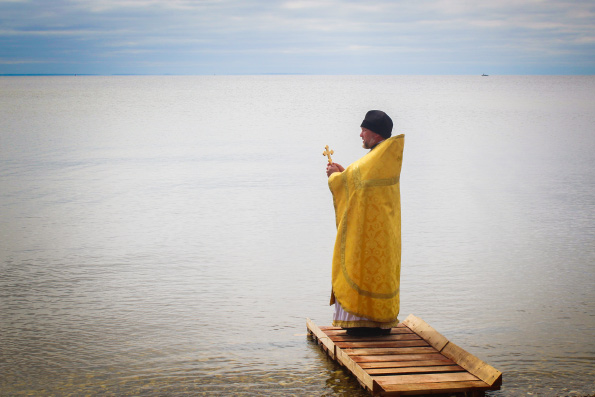 В День Крещения Руси в Лаишево состоялось освящение вод на реке Кама
