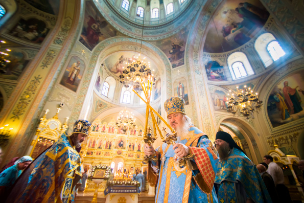Митрополит Феофан возглавил престольные торжества в Свияжском Успенском монастыре