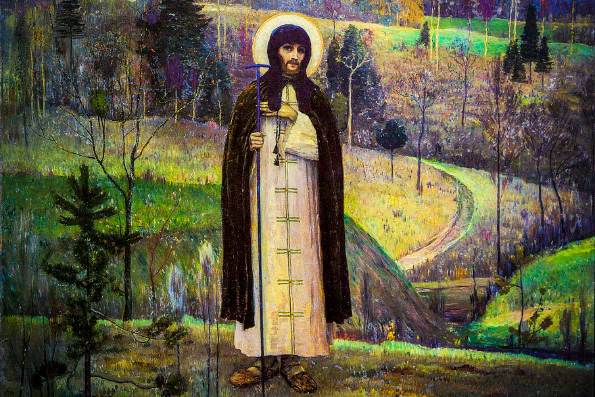 Смиренный монах Сергий Радонежский