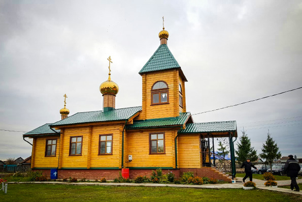 В селе Чувашская Майна освятили храм преподобного Сергия Радонежского