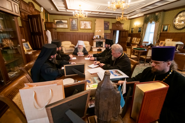 Митрополит Феофан возглавил очередное заседание Архиерейского совета Татарстанской митрополии