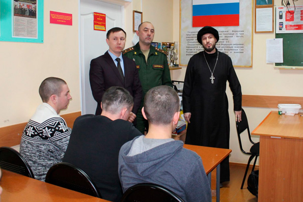 Священник Пестречинского благочиния напутствовал призывников Сабинского и Тюлячинского районов