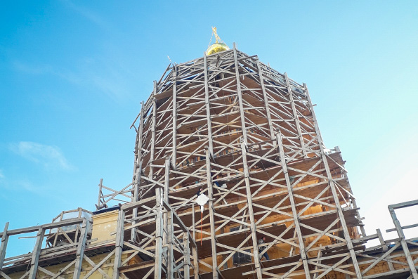 В Казани продолжается реставрация Петропавловского собора