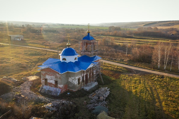 В селе Клянчино продолжается восстановление Смоленской церкви