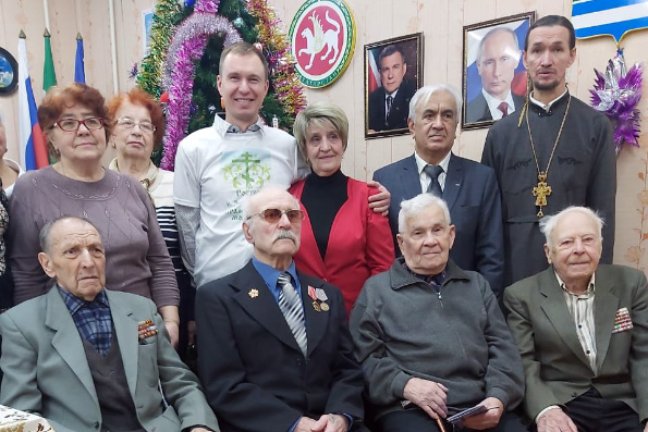 В Зеленодольске состоялась встреча православной молодежи с ветеранами Великой Отечественной войны