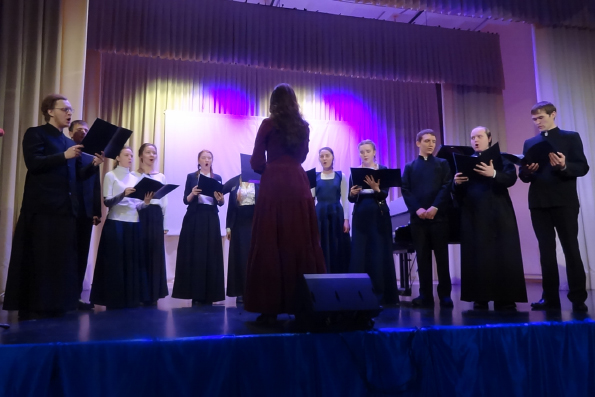 В казанском поселке Левченко состоялся концерт, посвященный празднику Крещения Господня