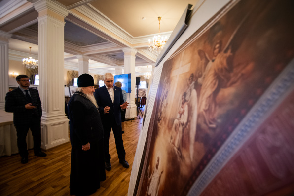 На заседании в Казанском монастыре эксперты обсудили проект росписи воссоздаваемого собора Казанской иконы Божией Матери