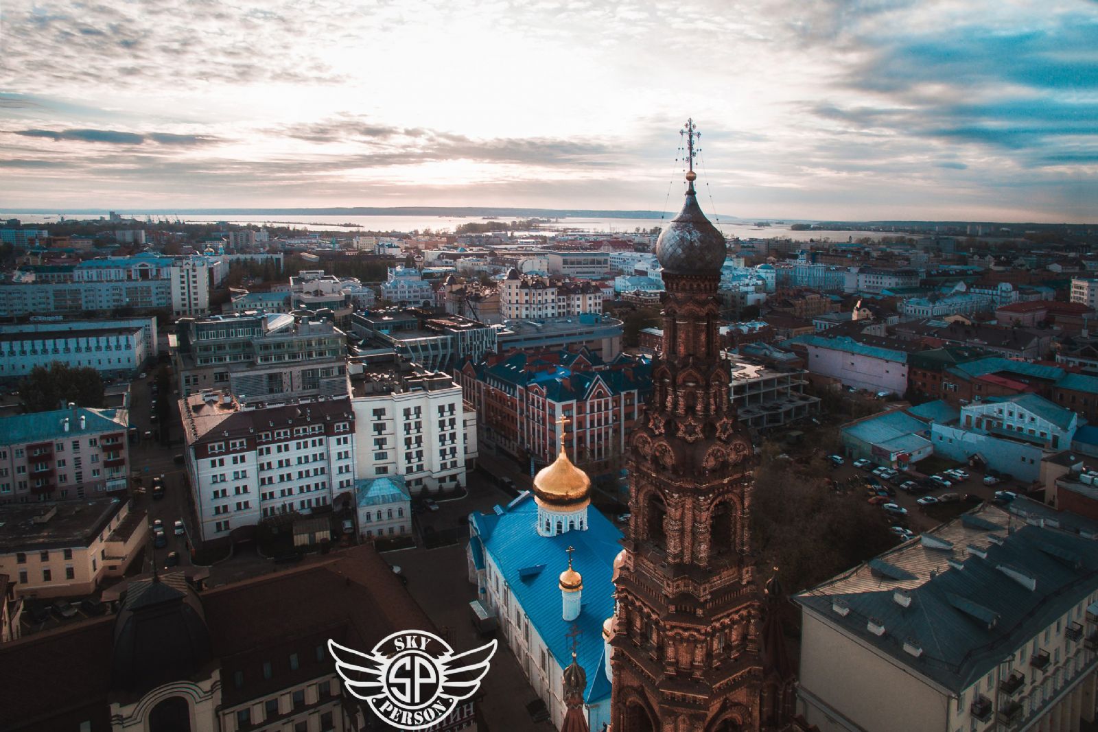 Богоявленская колокольня города Казани
