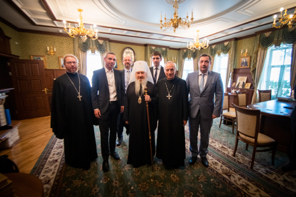 Глава Татарстанской митрополии встретился с представителями международного Фонда Ханнса Зайделя