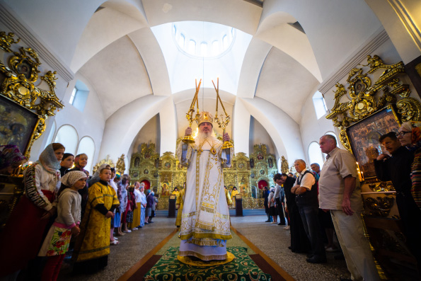 В День Крещения Руси митрополит Феофан совершил Литургию в Раифском монастыре