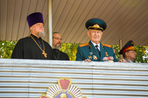 Священнослужители Казанской епархии присутствовали на Военной присяге первокурсников Казанского танкового училища
