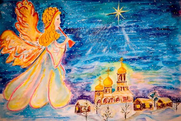 В Зеленодольске пройдет выставка детских рисунков «Рождественское чудо»