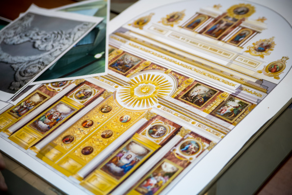 Состоялось заседание экспертной рабочей комиссии по воссозданию росписи Казанского собора