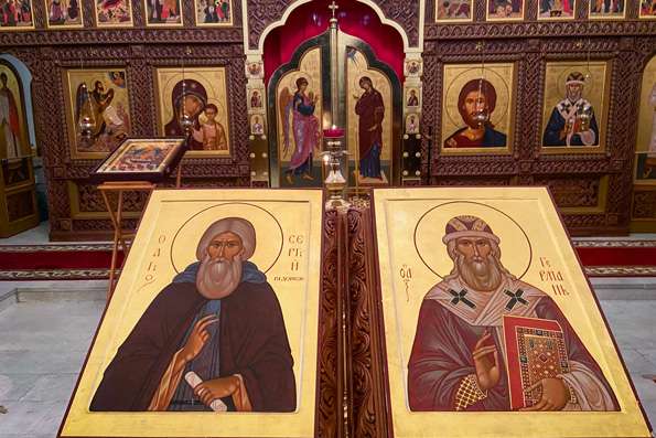 В Свияжском монастыре почтили память преподобного Сергия Радонежского и святителя Германа Казанского