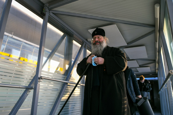 В международном аэропорту Казани встретили нового главу Татарстанской митрополии