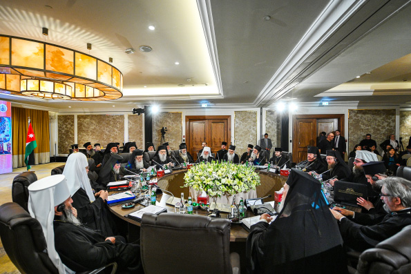 Святейший Патриарх Кирилл принял участие во встрече Предстоятелей и делегаций Поместных Православных Церквей в Аммане