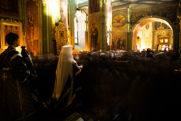 Митрополит Феофан совершил вечерню с чином прощения в Благовещенском соборе Казани