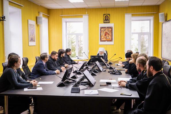 Под председательством митрополита Феофана в КазДС состоялось совещание, посвященное сложившейся эпидемиологической ситуации