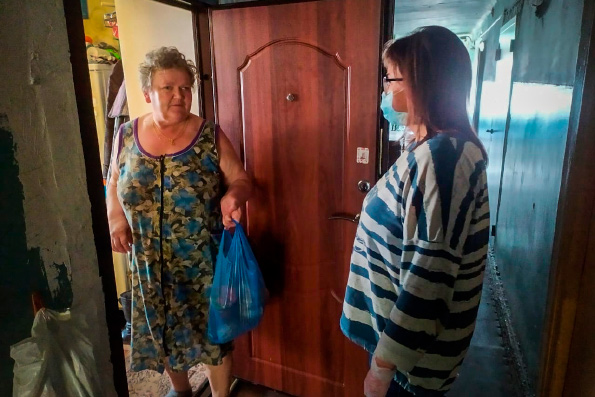Волонтеры социального отдела Казанской епархии осуществляют доставку продуктов нуждающимся